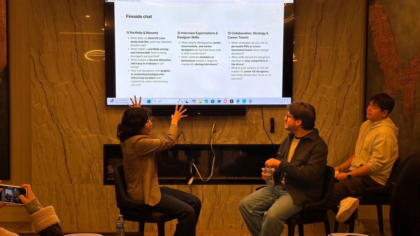 A live portfolio mock interview and fireside conversation with Carlos Melendez